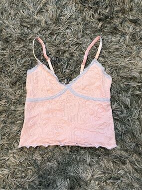 Urban Outfitters out from under pink lace cami
